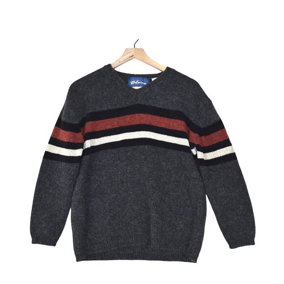 Vintage Express Sweater L From 90s 85% Wool 90s Preppy Soft Grunge Y2K Cozycore - Picture 2 of 7